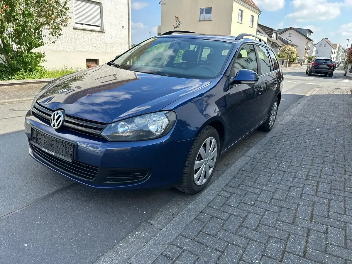 Gebraucht VW Golf VI 2010 Blau Kleinwagen