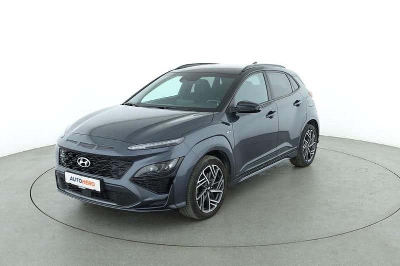 Grau Gebraucht 2022 Hyundai Kona N Line SUV | 19.950 € (Etwas zu teuer) - Bild 1/3