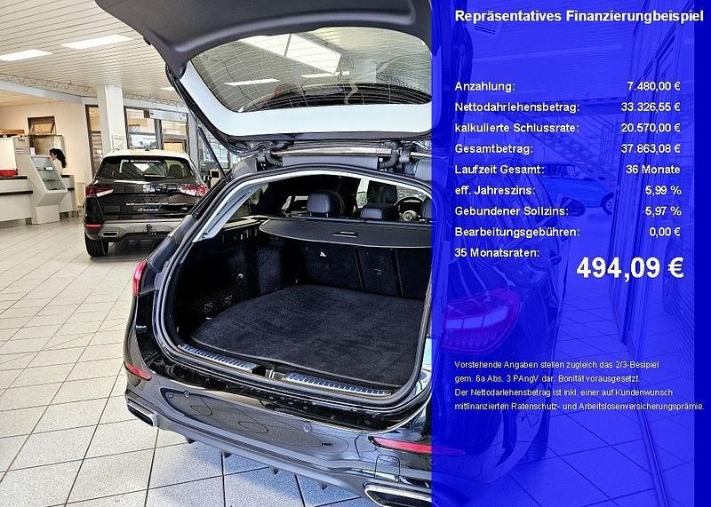 Gebraucht Mercedes C200 AMG 204 PS (150 kW) 2024 Obsidianschwarzmet. (metallic) Kombi