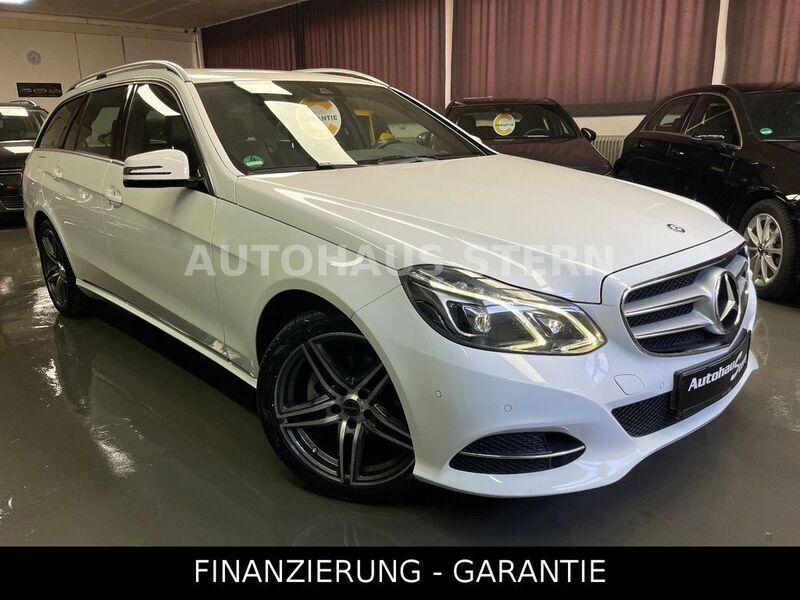 Polarweiss unilack Gebraucht 2014 Mercedes E200 Avantgarde Kombi | 19.600 € (Teuer) - Bild 1/4