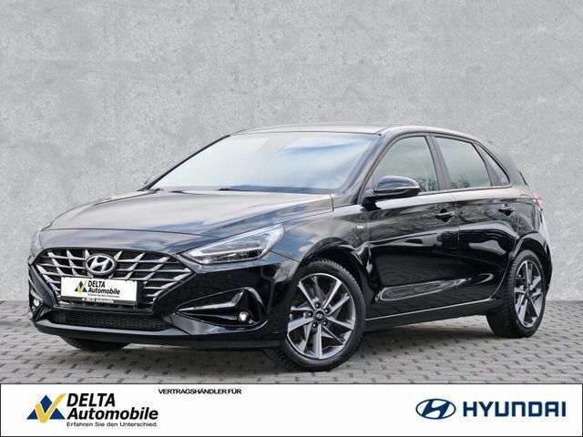 Phantom black / mic Gebraucht 2022 Hyundai i30 Trend Limousine | 14.775 € (Fairer Preis) - Bild 1/4