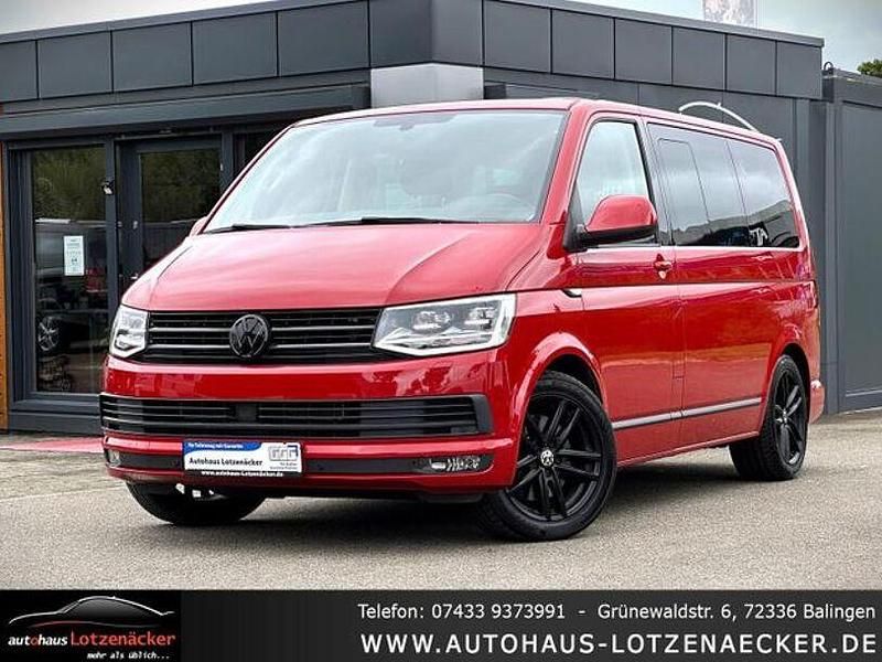 Second-hand VW Multivan Generation Six 150 CP (110 kW) 2019 Roșu Monovolum