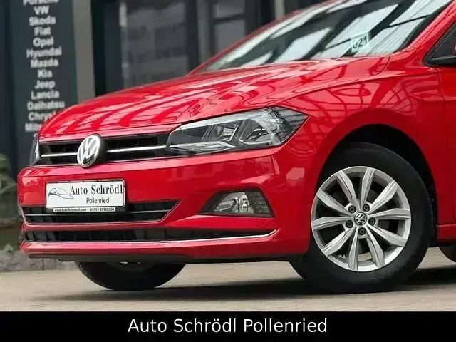Usata VW Polo Highline 116 CV (85 kW) 2020 Rosso Utilitaria