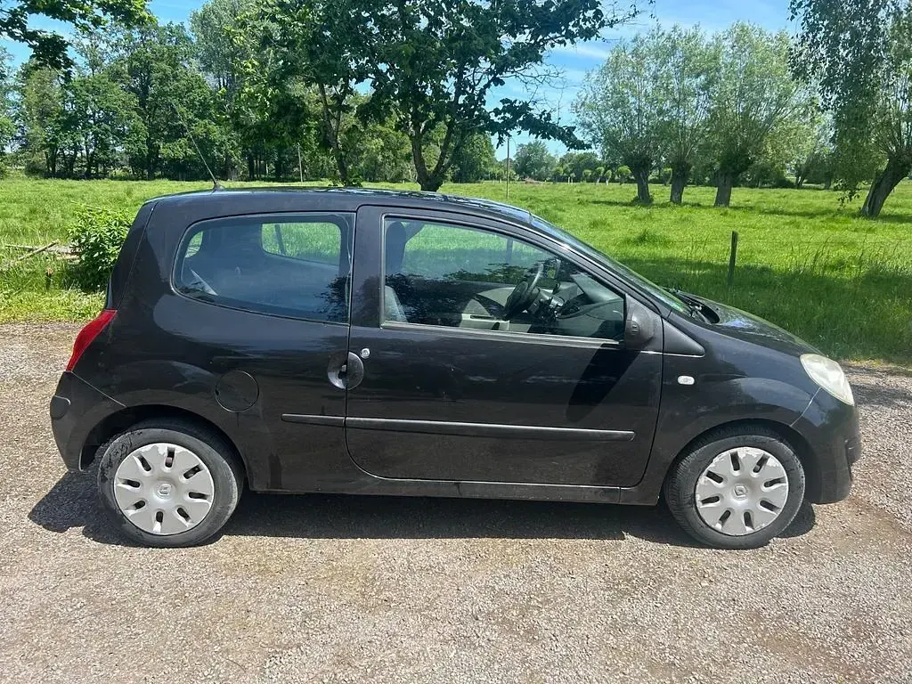 Gebraucht Renault Twingo Authentique 58 PS (42 kW) 2007 Schwarz Kleinwagen