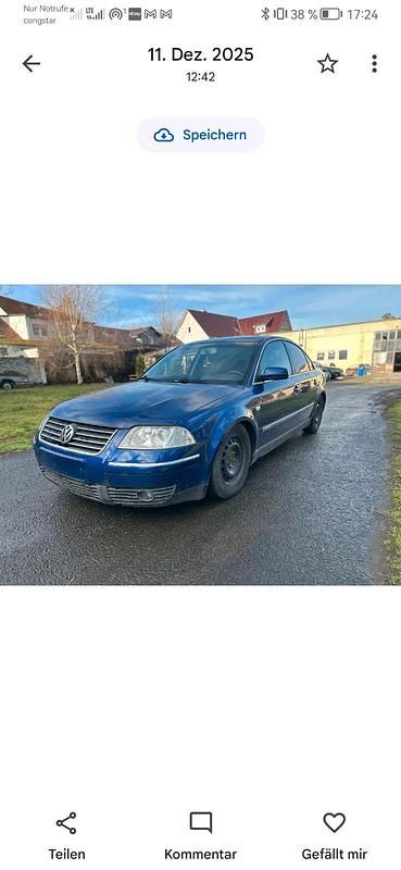Gebraucht VW Passat 210 PS (154 kW) 2003 Blau Limousine