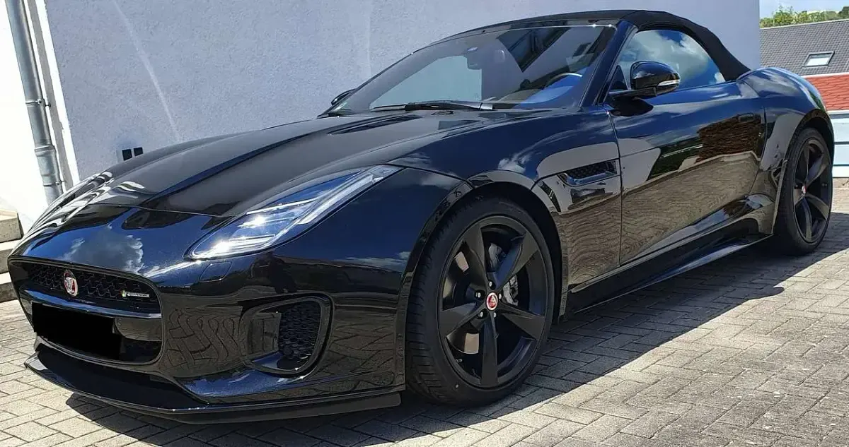 Gebraucht Jaguar F-Type R-Dynamic 340 PS (250 kW) 2018 Schwarz Cabrio