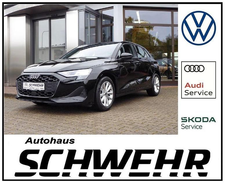 Schwarz Gebraucht 2024 Audi A3 Sportback Sport Kleinwagen | 25.590 € (Guter Preis) - Bild 1/4
