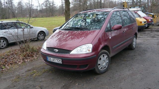Rot metallic Gebraucht 2000 Ford Galaxy Van / Kleinbus | 2.999 € - Bild 1/4