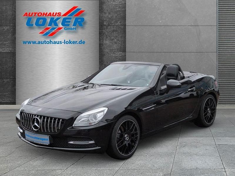 Schwarz Gebraucht 2012 Mercedes SLK200 Cabrio | 14.980 € (Fairer Preis) - Bild 1/4