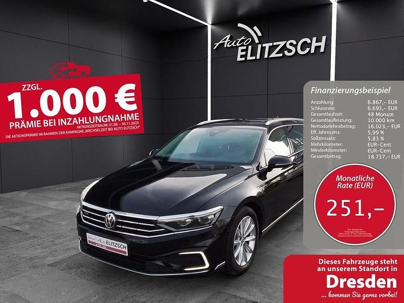 Deep black perleffekt Gebraucht 2020 VW Passat GTE Kombi | 22.890 € (Fairer Preis) - Bild 1/3