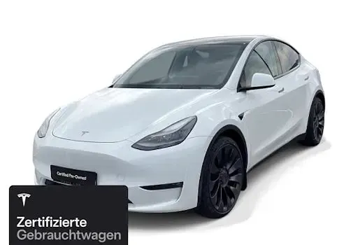 Käytetty Tesla Model Y Performance 321 kW (437 HP) 2022 Valkoinen Katumaasturi