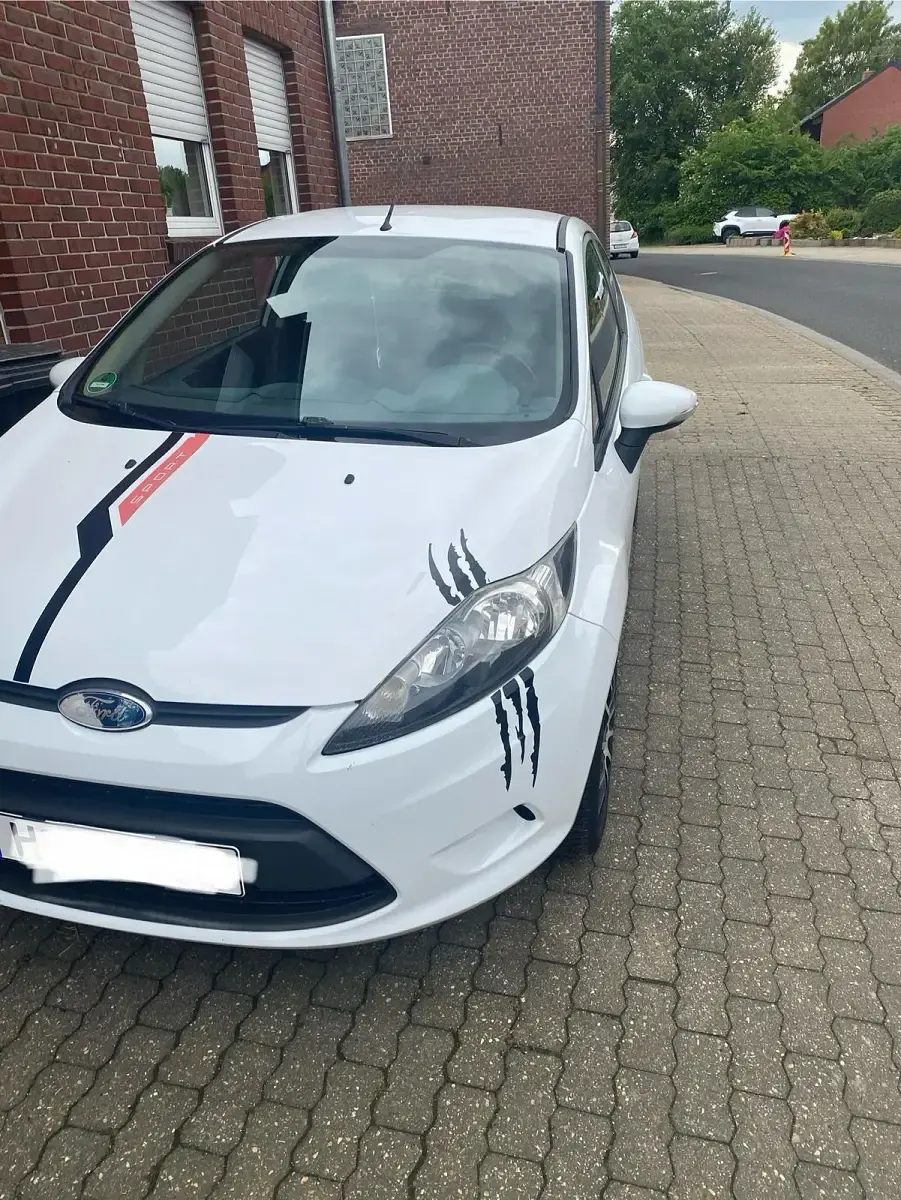 Gebraucht Ford Fiesta 60 PS (44 kW) 2009 Weiß Kleinwagen
