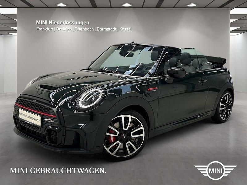 Grün Gebraucht 2021 Mini John Cooper Works Cabriolet Cabrio | 32.890 € (Etwas zu teuer) - Bild 1/4