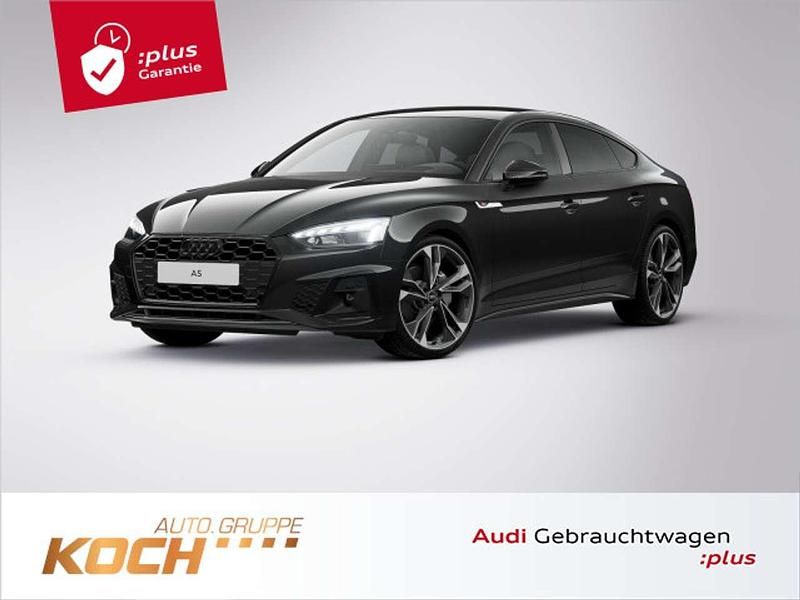 Mythosschwarz metallic Gebraucht 2022 Audi A5 S-Line Limousine | 38.590 € (Fairer Preis) - Bild 1/2