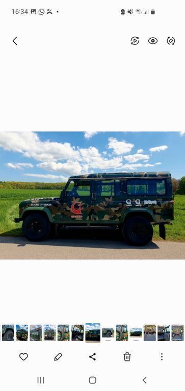 Grün Gebraucht 2002 Land Rover Defender S SUV | 24.900 € (Superpreis) - Bild 1/4