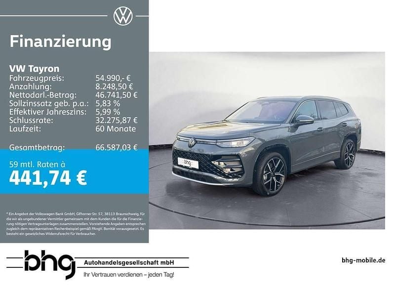 Delfingrau metallic Gebraucht 2025 VW Tayron R-line SUV | 53.490 € (Superpreis) - Bild 1/4