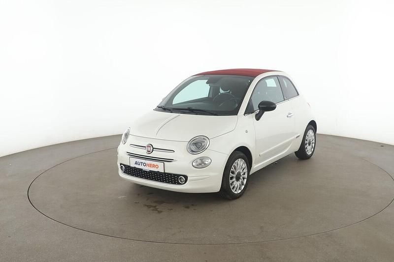 Weiß Gebraucht 2019 Fiat 500C Lounge Cabrio | 13.780 € (Teuer) - Bild 1/3
