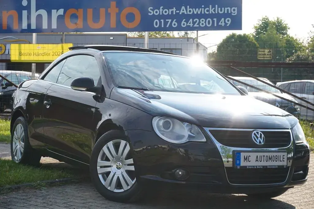 Gebraucht VW Eos 140 PS (102 kW) 2009 Schwarz Cabrio