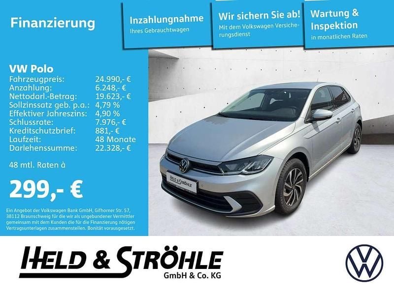 Reflexsilber metallic Neu 2025 VW Polo IQ Drive Kleinwagen | 24.990 € (Fairer Preis) - Bild 1/4