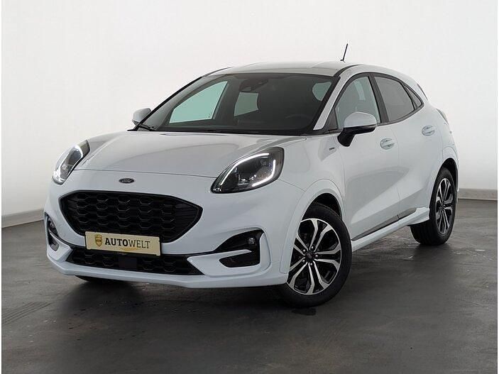 Frozen white Gebraucht 2023 Ford Puma Gen-E ST-Line SUV | 18.760 € - Bild 1/4