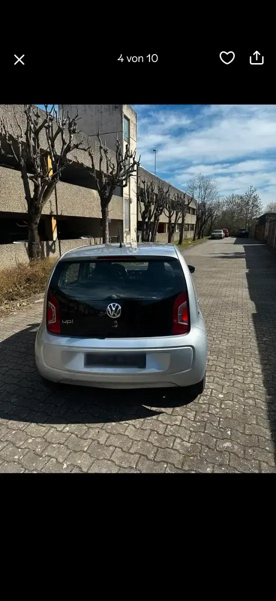 Gebraucht VW up! 60 PS (44 kW) 2013 Silber Kleinwagen