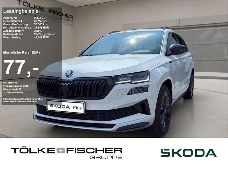 Weiß Neu 2025 Skoda Karoq SportLine SUV | 39.888 € (Etwas zu teuer) - Bild 1/4