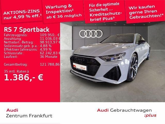 Gebraucht Audi RS7 Sportback Sport 600 PS (441 kW) 2022 Nardograu Kleinwagen