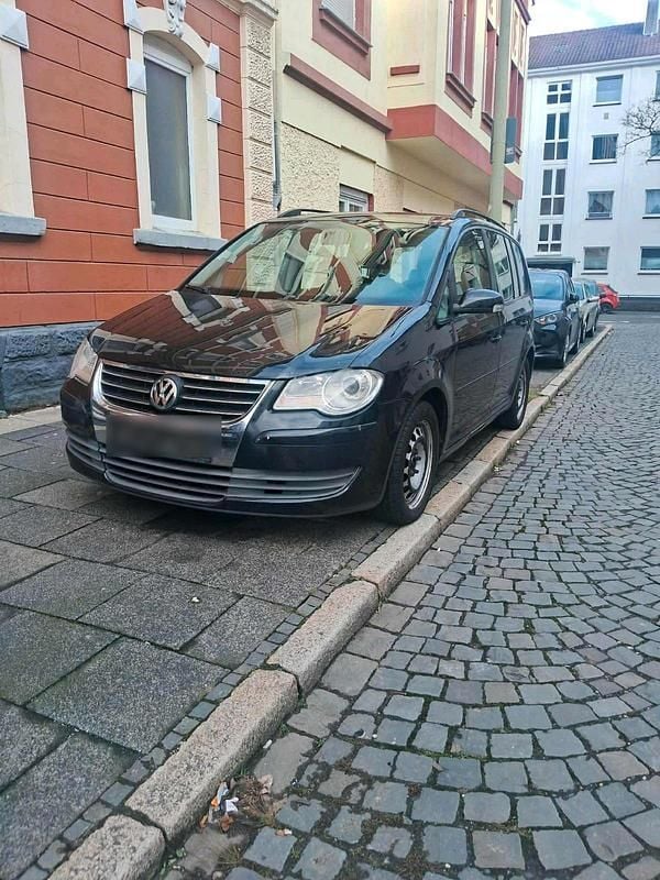 Schwarz Gebraucht 2008 VW Touran Van / Kleinbus | 2.200 € (Superpreis) - Bild 1/4