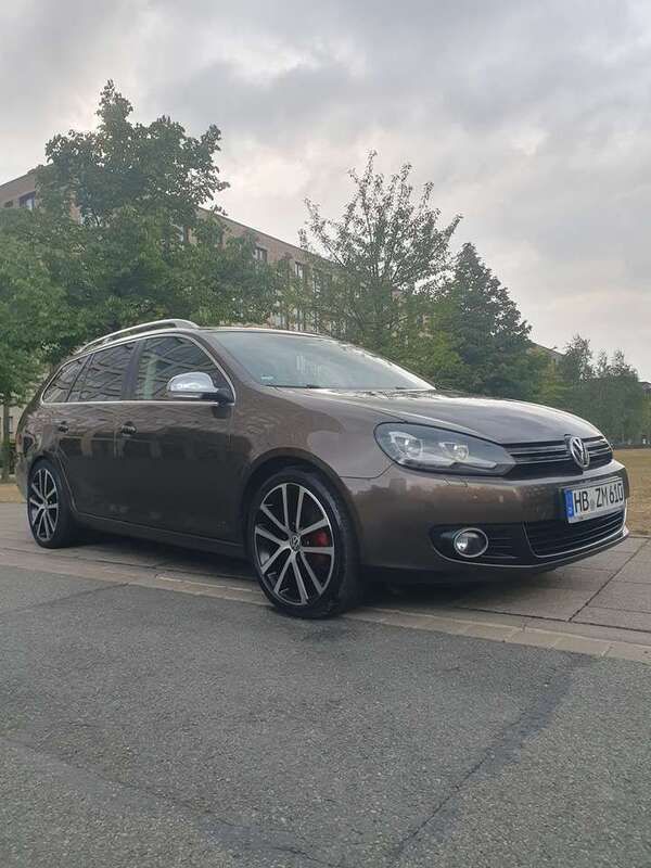 Braun Gebraucht 2013 VW Golf VII Highline Kombi | 7.800 € (Superpreis) - Bild 1/4