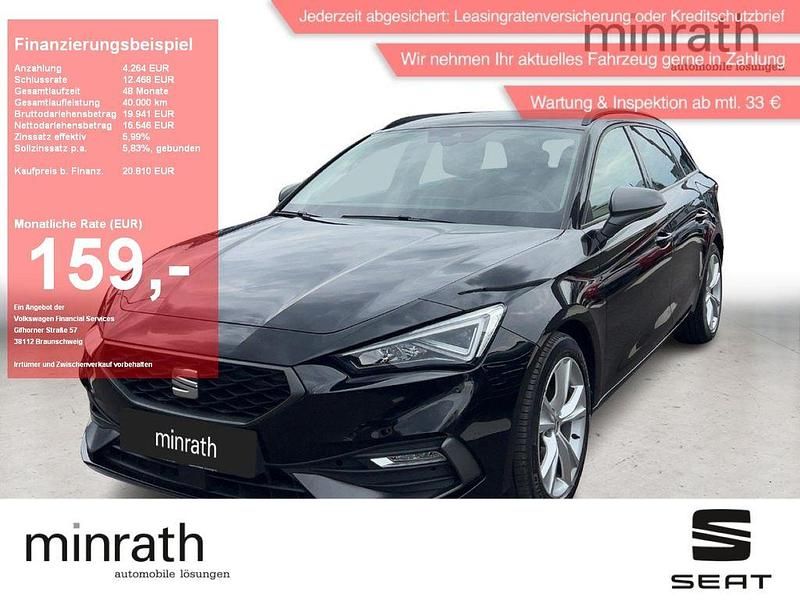 Schwarz Gebraucht 2021 Seat Leon ST FR-Line Kombi | 20.810 € (Fairer Preis) - Bild 1/4