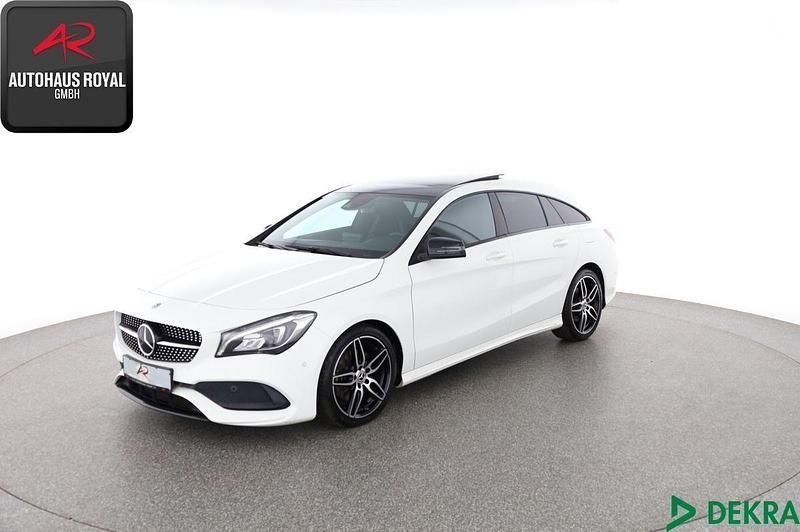 Weiss Gebraucht 2018 Mercedes CLA250 Shooting Brake AMG Kombi | 26.480 € (Guter Preis) - Bild 1/4