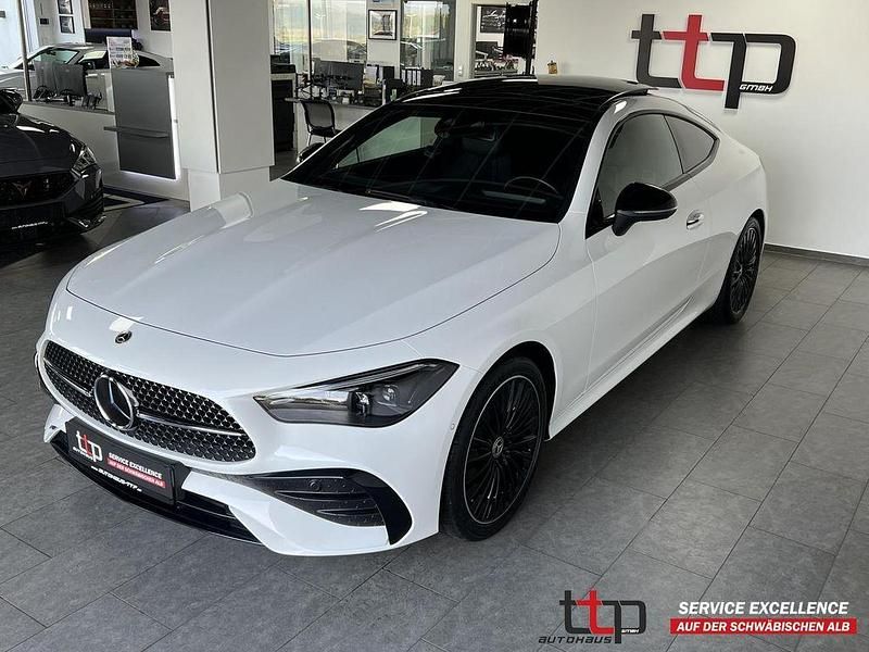 Polarweiss unilack Gebraucht 2023 Mercedes CLE220 AMG Coupé | 52.490 € (Fairer Preis) - Bild 1/4