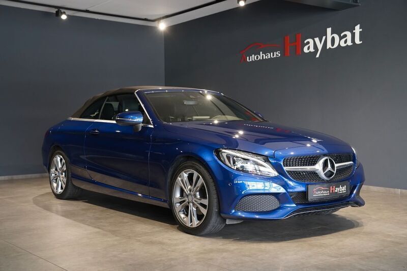 Blau Gebraucht 2017 Mercedes C200 Cabrio | 29.950 € (Fairer Preis) - Bild 1/4