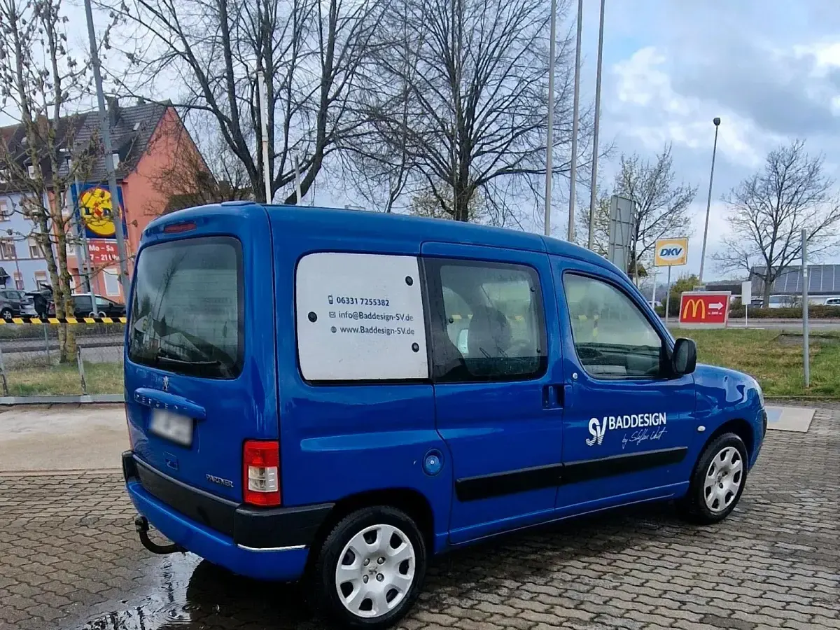 Gebraucht Peugeot Partner 90 PS (66 kW) 2007 Blau Van / Kleinbus
