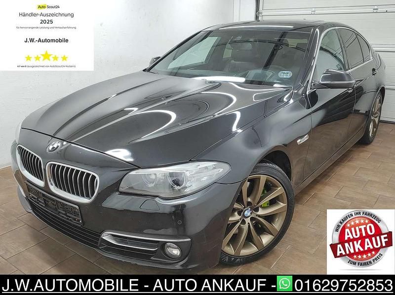 Black sapphire metallic Gebraucht 2015 BMW 530 Limousine | 13.999 € (Fairer Preis) - Bild 1/4