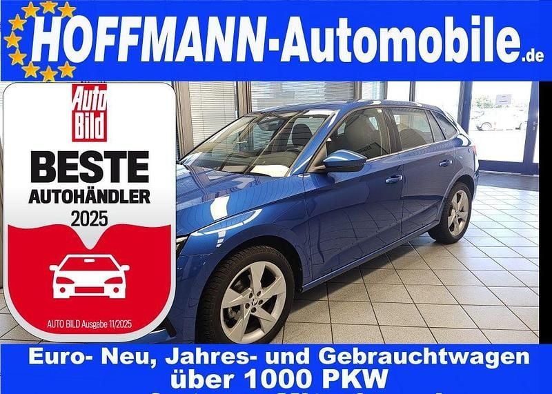 Raceblaumet. (metallic) Gebraucht 2022 Skoda Scala Style Kleinwagen | 19.400 € (Guter Preis) - Bild 1/4