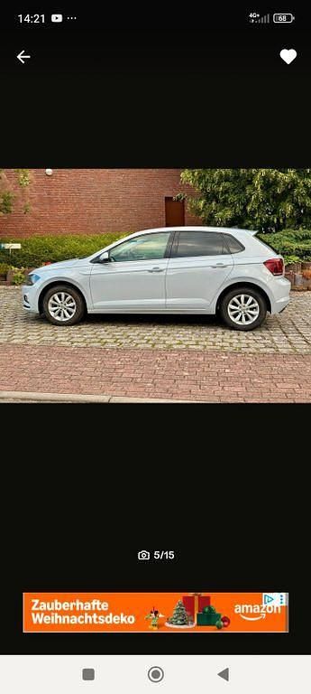 Gebraucht VW Polo Comfortline 95 PS (69 kW) 2019 Weiß Kleinwagen