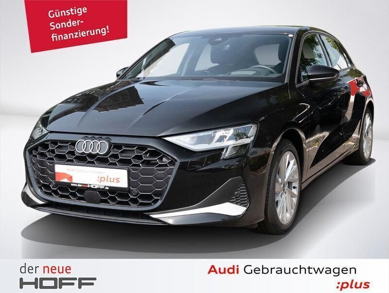 Schwarz Gebraucht 2024 Audi A3 Sportback Advanced Plus Limousine | 33.975 € (Fairer Preis) - Bild 1/4