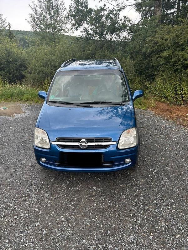Blau Gebraucht 2003 Opel Agila Kleinwagen | 1.050 € (Fairer Preis) - Bild 1/4
