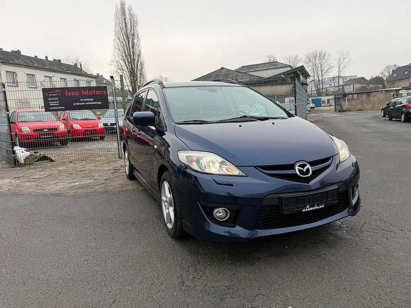 Gebraucht Mazda 5 Active Plus 143 PS (105 kW) 2009 Blau Van / Kleinbus