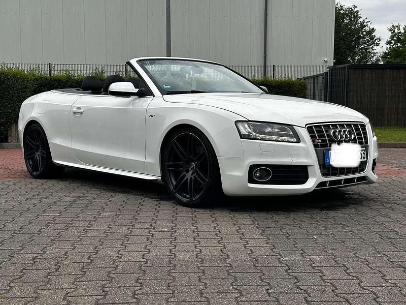 Weiß Gebraucht 2009 Audi S5 Cabriolet Cabrio | 16.500 € - Bild 1/4