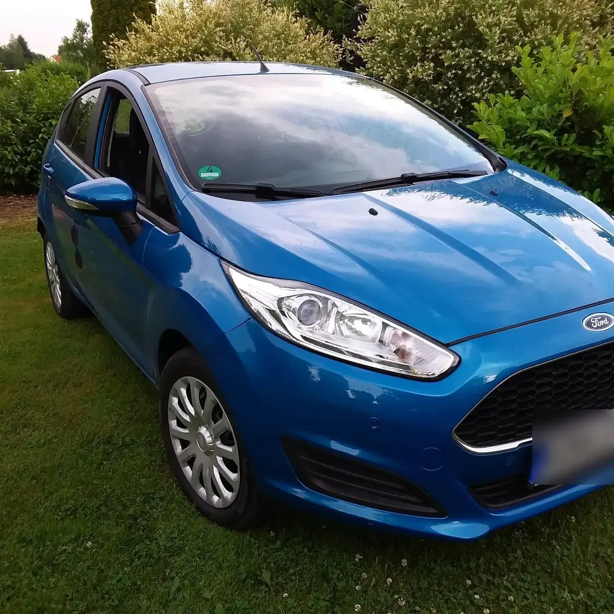 Gebraucht Ford Fiesta 80 PS (58 kW) 2016 Blau Kleinwagen