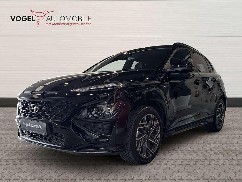 Schwarz Gebraucht 2022 Hyundai Kona N Line SUV | 19.470 € (Fairer Preis) - Bild 1/4