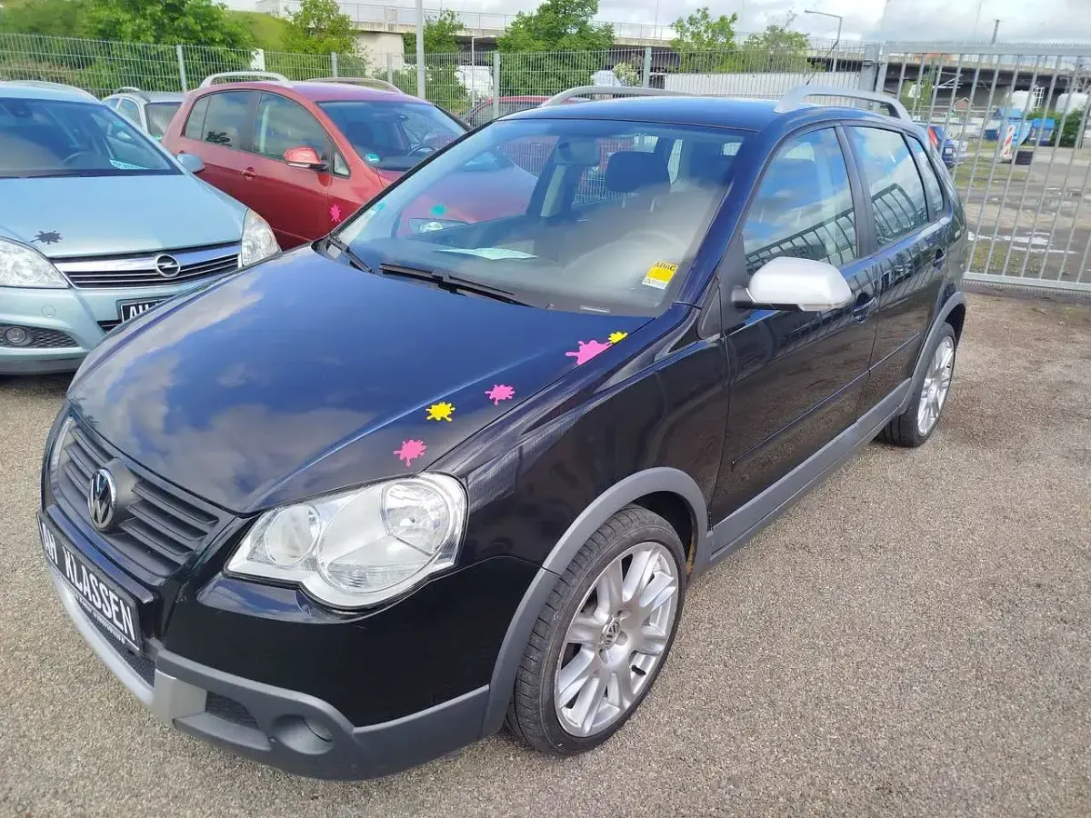 Gebraucht VW Polo Cross 101 PS (74 kW) 2007 Schwarz Kleinwagen