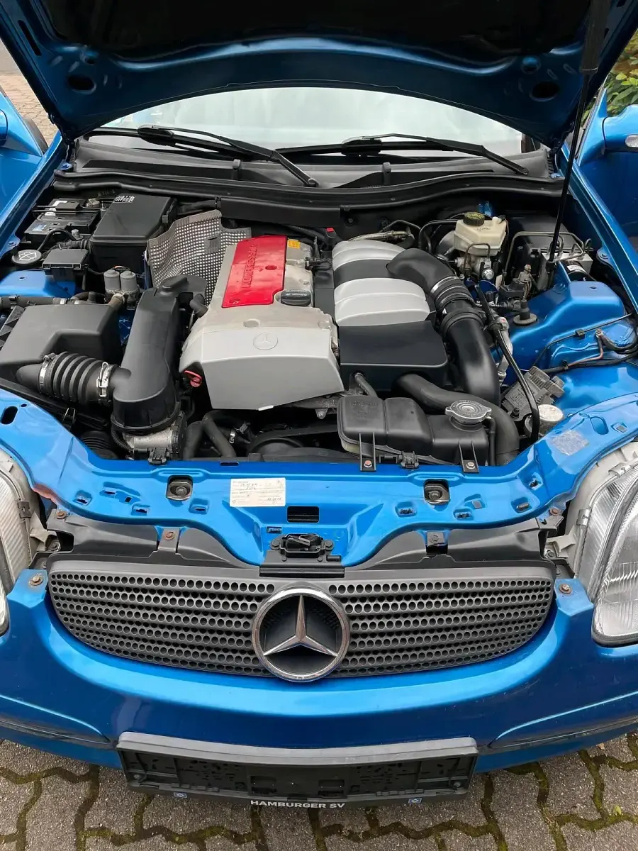 Gebraucht Mercedes SLK230 197 PS (144 kW) 2001 Blau Cabrio