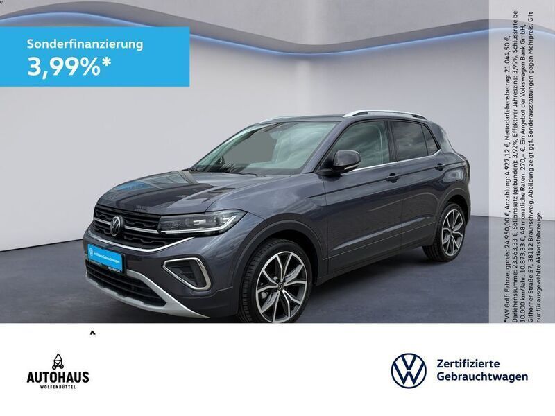 Rauchgrau metallic Gebraucht 2024 VW T-Cross Style SUV | 26.940 € (Etwas zu teuer) - Bild 1/4