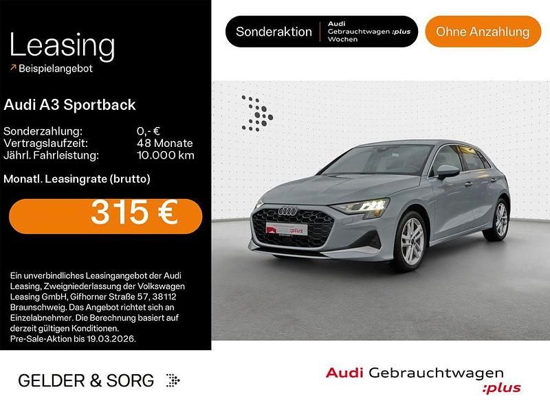 Gebraucht Audi A3 Advanced 150 PS (110 kW) 2025 Pfeilgrau perleffekt Limousine