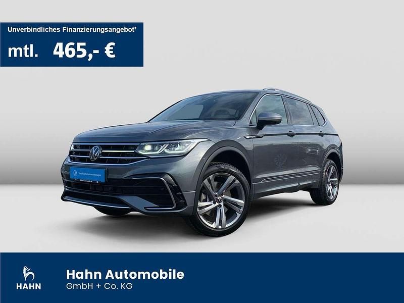 Platinum grey metallic Gebraucht 2024 VW Tiguan Allspace R-line SUV | 41.990 € (Etwas zu teuer) - Bild 1/3