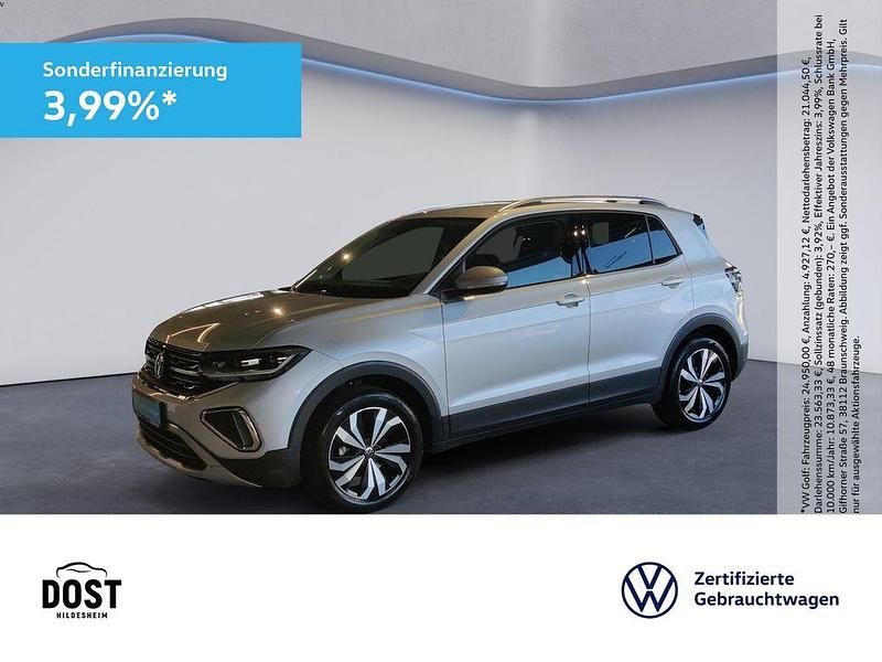 Reflexsilber metallic Gebraucht 2024 VW T-Cross Style SUV | 21.999 € (Guter Preis) - Bild 1/4