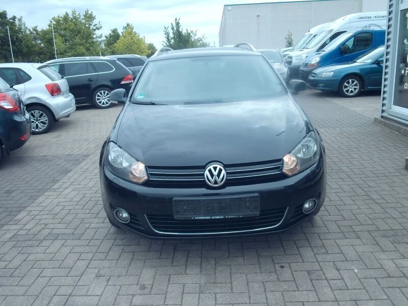 Schwarz Gebraucht 2011 VW Golf VI Highline Kombi | 3.800 € (Superpreis) - Bild 1/4